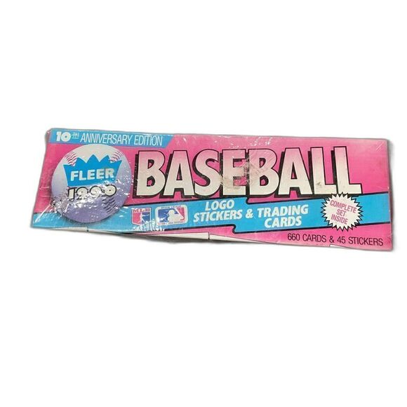 Fleer 90' Major League Baseball 10th Anniversary Edition Trading Cards - Picture 1 of 5